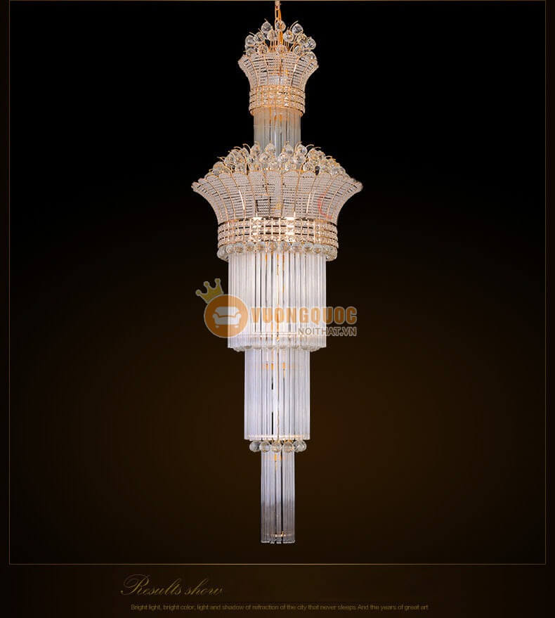 Đèn chùm pha lê tròn phong cách châu âu CM178-13